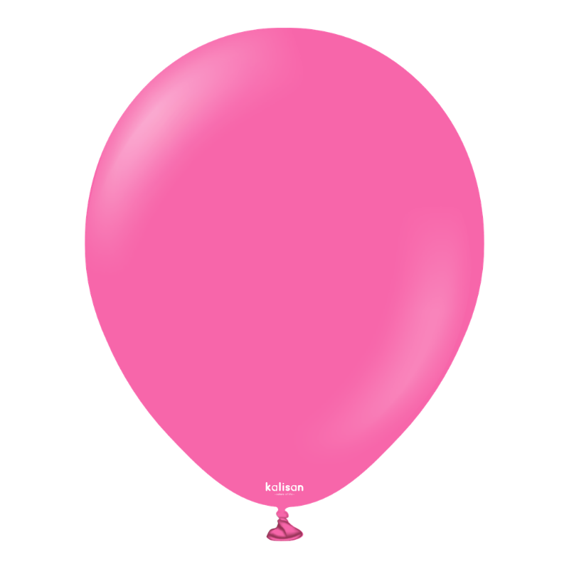 5" Kalisan Standard Fuchsia Latex Balloons | 100 Count