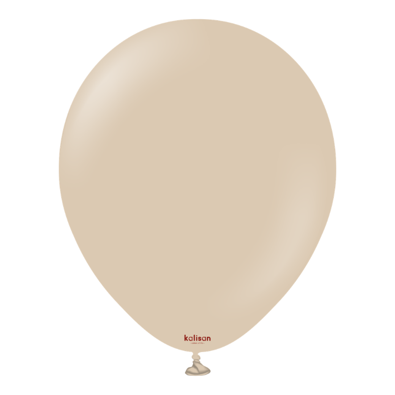 5" Kalisan Standard Hazelnut Latex Balloons | 100 Count