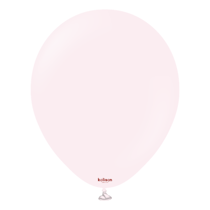 12" Kalisan Macaron Pale Pink Latex Balloons | 100 Count
