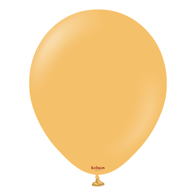 5" Kalisan Standard Peach Latex Balloons | 100 Count