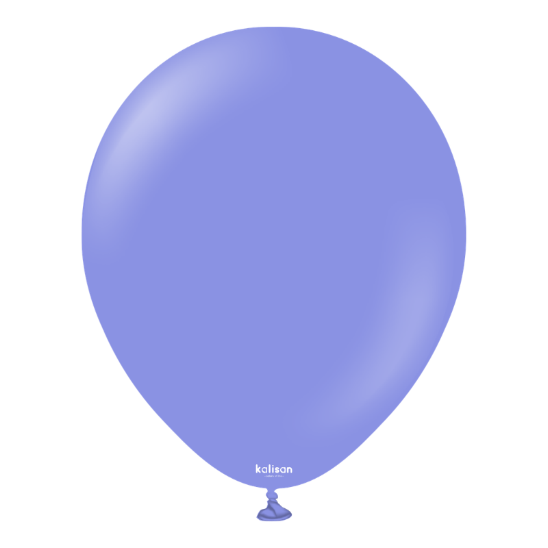 5" Kalisan Standard Periwinkle Latex Balloons | 100 Count