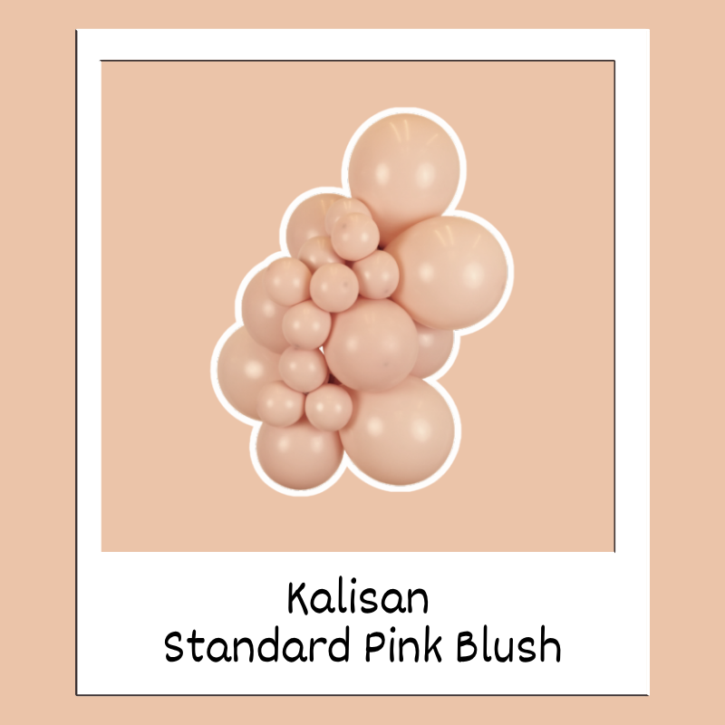 160M Kalisan Standard Pink Blush Nozzle Up Modeling Latex Balloons | 50 Count