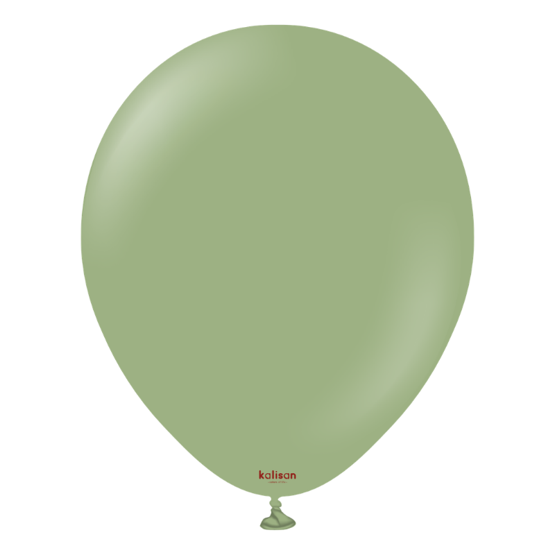 5" Kalisan Retro Eucalyptus Latex Balloons | 100 Count