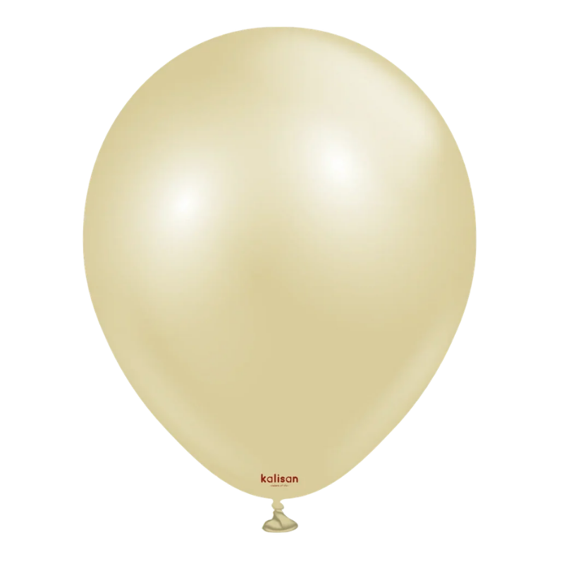 12" Kalisan Aura Antique Gold Latex Balloons | 50 Count