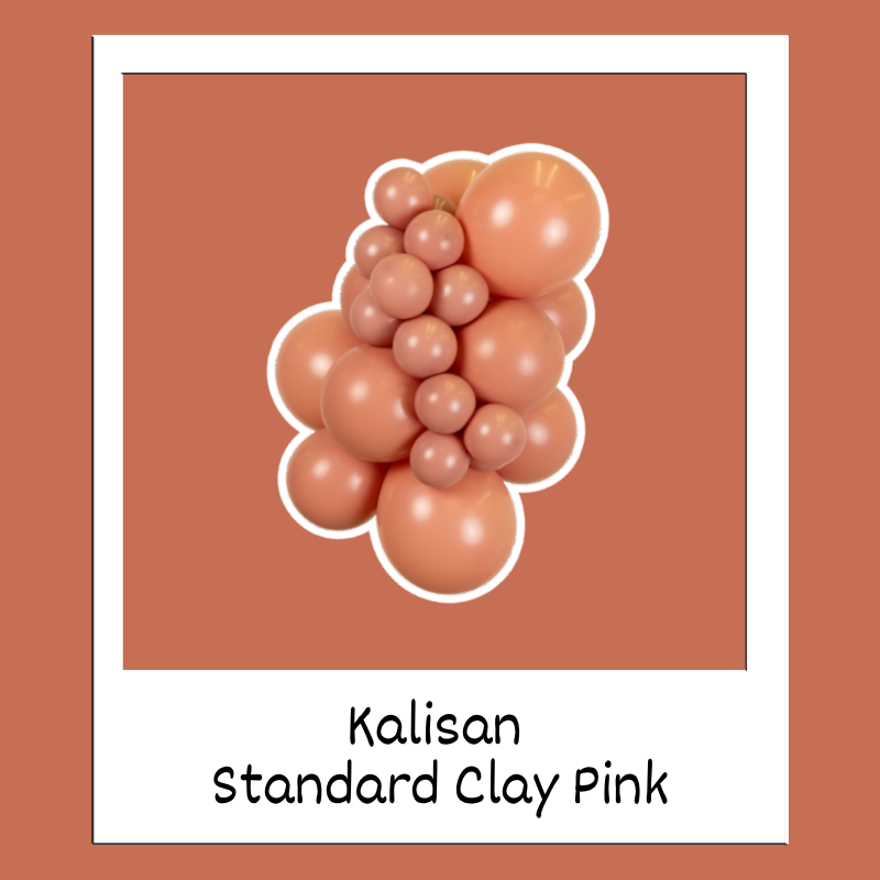 36" Kalisan Standard Clay Pink Latex Balloons | 2 Count