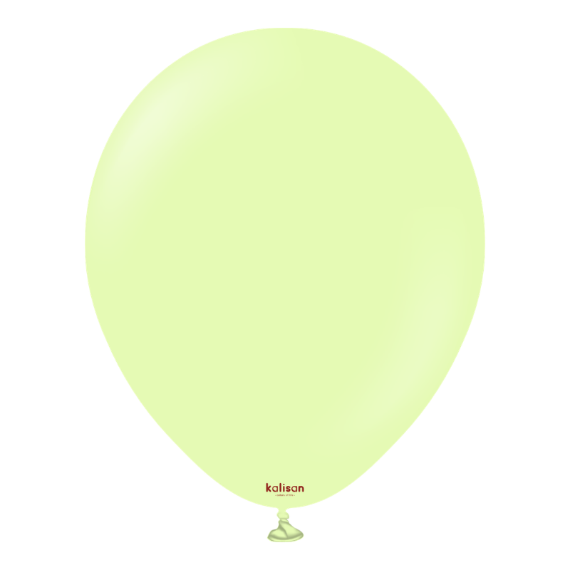 12" Kalisan Macaron Pistachio Latex Balloons | 100 Count