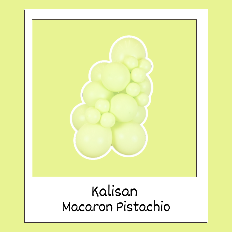 24" Kalisan Macaron Pistachio Latex Balloons | 2 Count