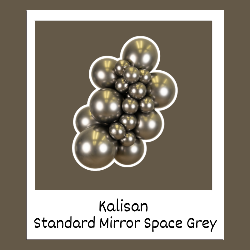 160M Kalisan Mirror Assortment Nozzle Up Modeling Latex Balloons | 50 Count