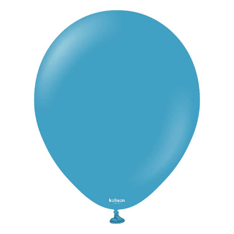 5" Kalisan Retro Deep Blue Latex Balloons | 100 Count