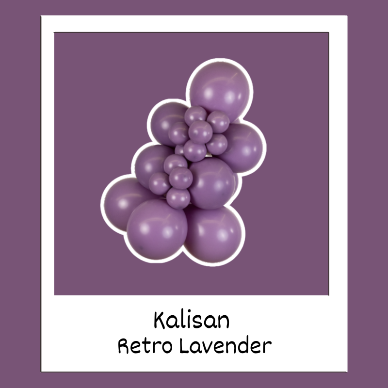 260M Kalisan Retro Lavender Nozzle Up Modeling Latex Balloons | 50 Count