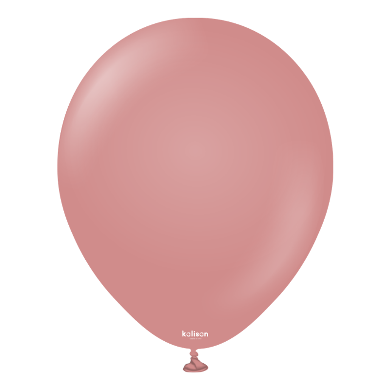 5" Kalisan Retro Rosewood Latex Balloons | 100 Count