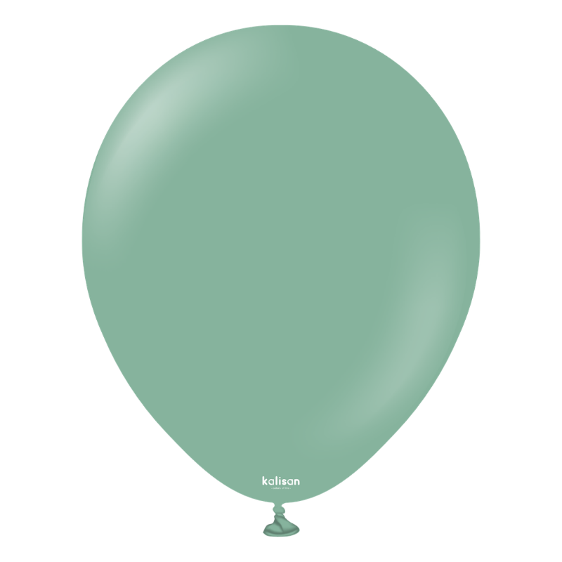 5" Kalisan Retro Sage Latex Balloons | 100 Count