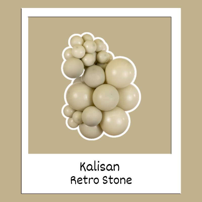 260M Kalisan Retro Stone Nozzle Up Modeling Latex Balloons | 50 Count