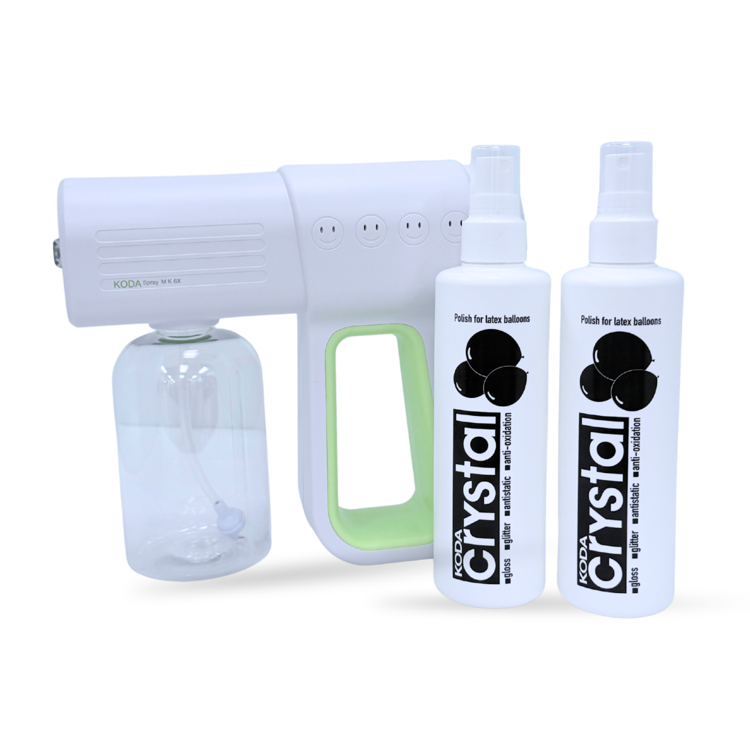 KODA M K 6X Balloon Shine Spray Gun & Crystal Balloon Shine | Limited Time Offer!!