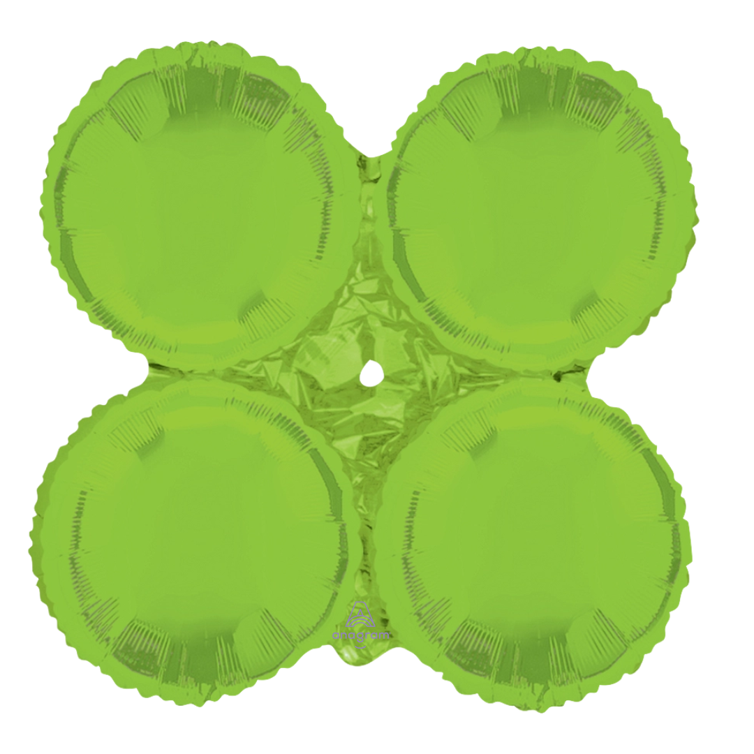 36" Anagram Lime Green Metallic Magic Arch Foil Balloon