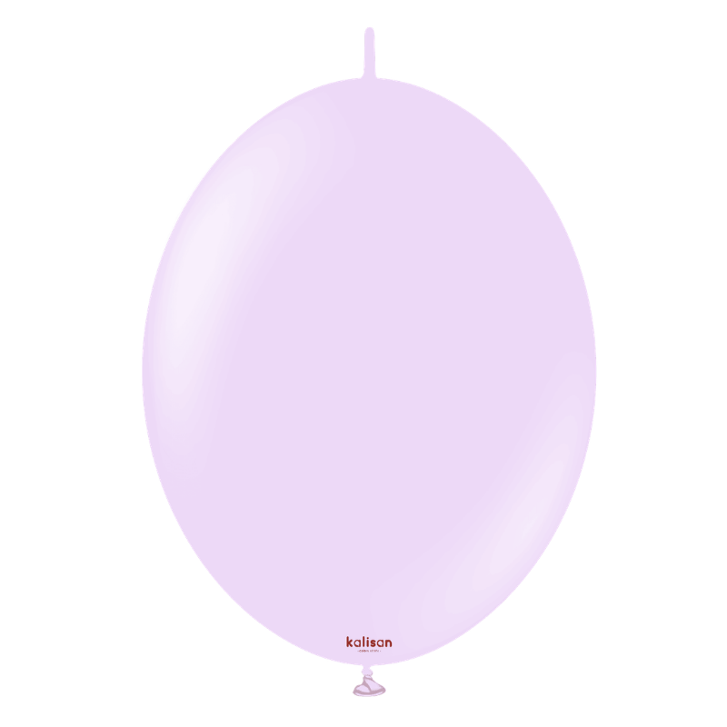 6" Kalisan Macaron Lilac K-Link Latex Linking Balloons | 50 Count