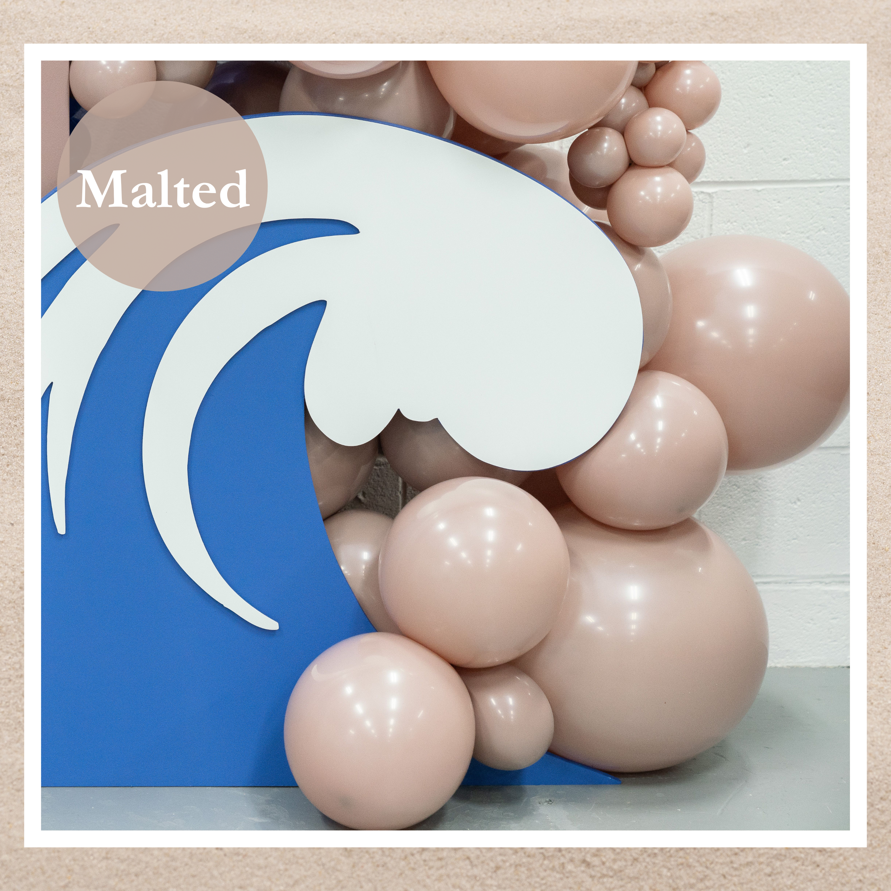 36" TUFTEX Malted - Tan Latex Balloons - 3 Foot Giant | 2 Count