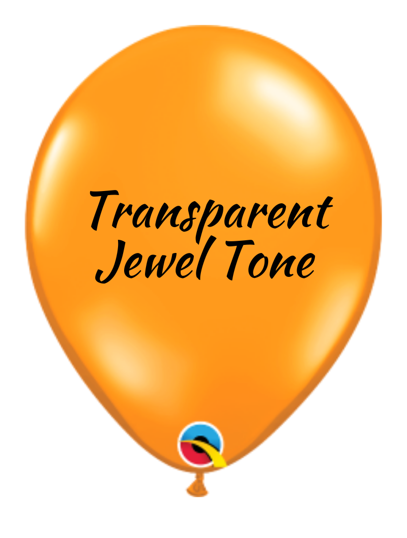 11" Qualatex Jewel Mandarin Orange Latex Balloons (Discontinued) | 100 Count