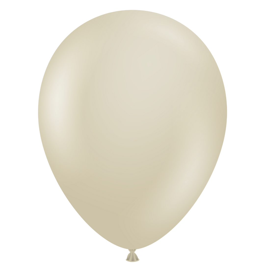 17" TUFTEX Muse - Neutral Creme Latex Balloons | 50 Count