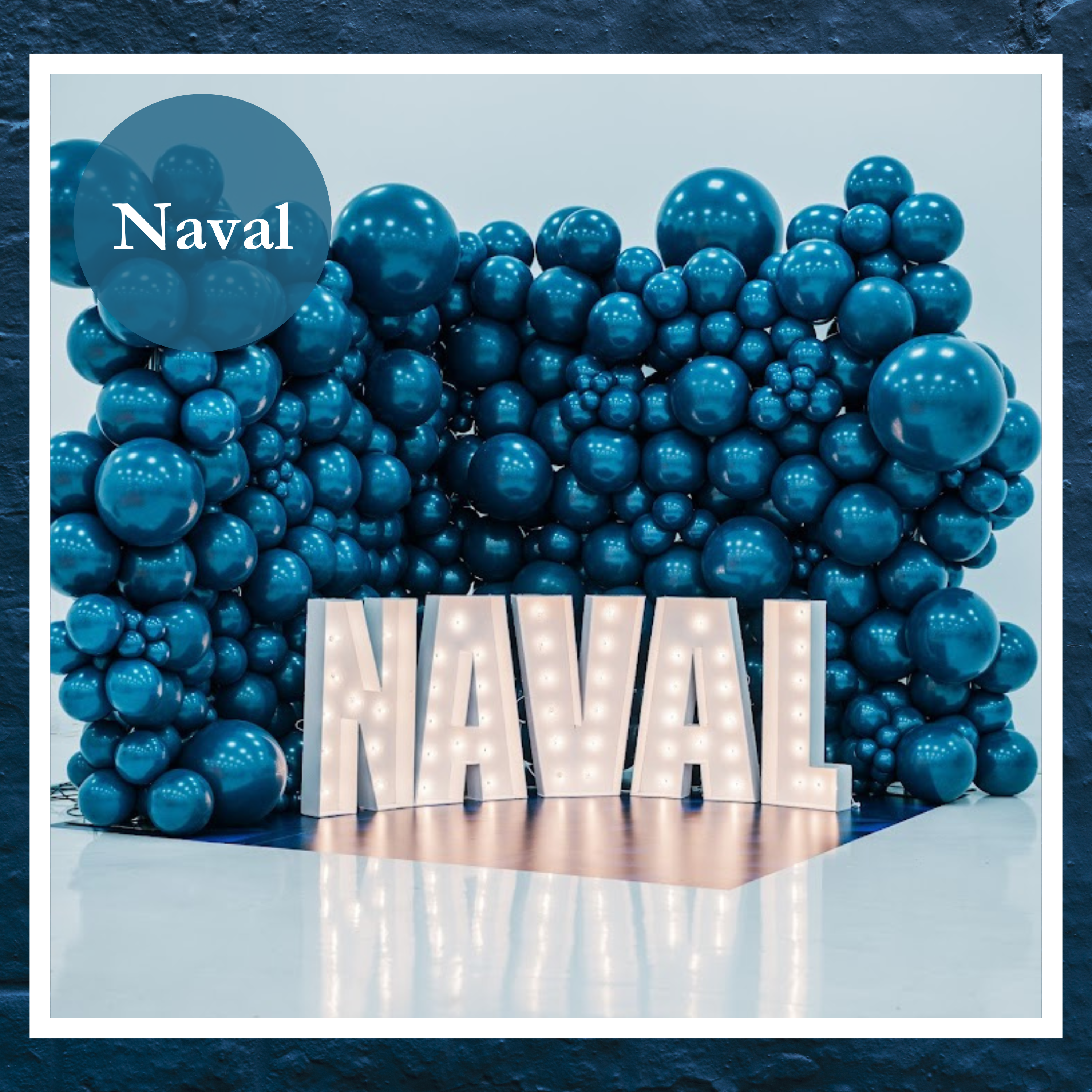 24" TUFTEX Naval - Navy Latex Balloons | 25 Count