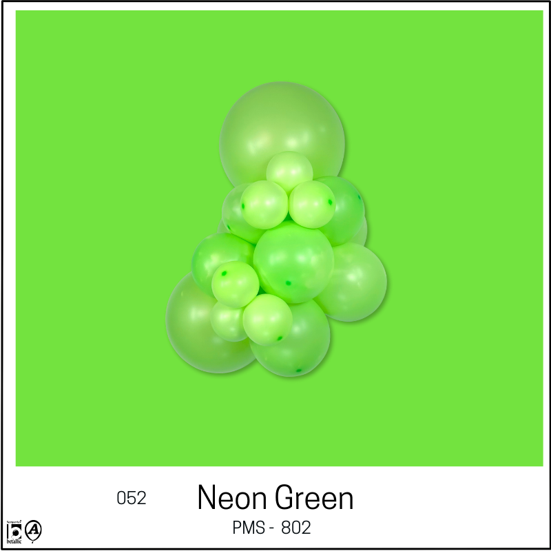 260s Sempertex Neon Green Twisting - Entertainer Latex Balloons | 50 Count