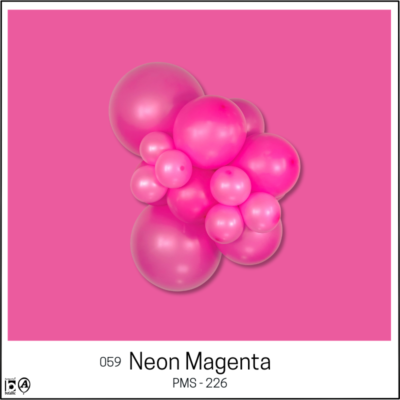 660s Link-O-Loon Sempertex Neon Magenta Twisting - Entertainer Latex Balloons (WSL) | 50 Count