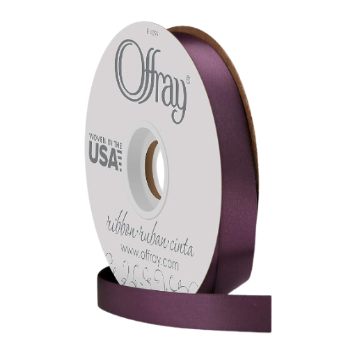 #3 Offray Double Face Satin Ribbon - 5/8" x 50 yards | 1 Spool