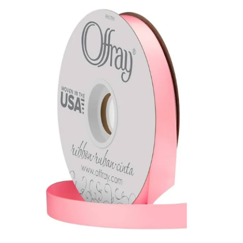 #3 Offray Double Face Satin Ribbon - 5/8" x 20 yards | 1 Spool