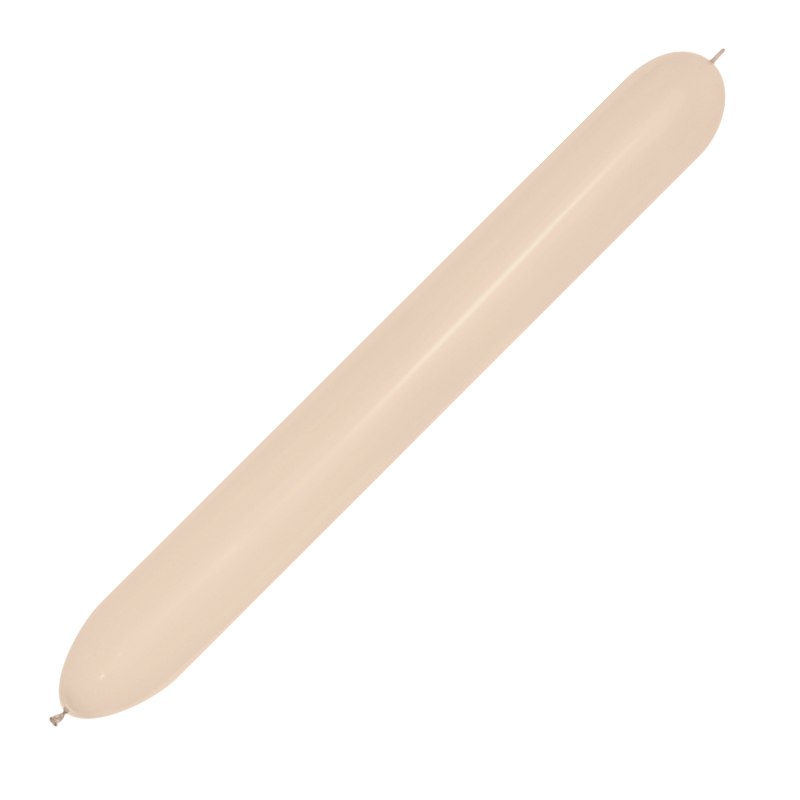 660s Link-O-Loon Sempertex Pastel Matte Nude Twisting - Entertainer Latex Balloons | 50 Count
