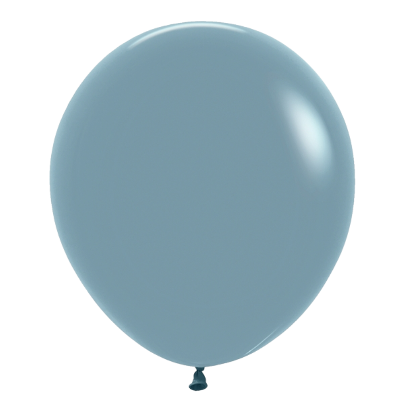18" Sempertex Pastel Dusk Blue Latex Balloons | 25 Count