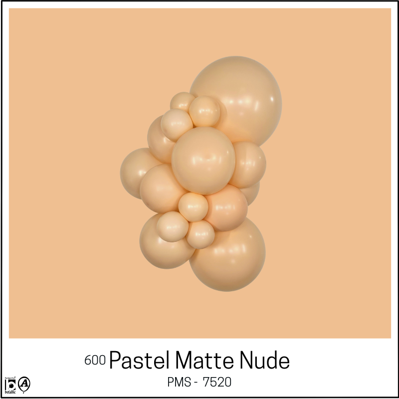 5" Sempertex Pastel Matte Nude Latex Balloons | 100 Count