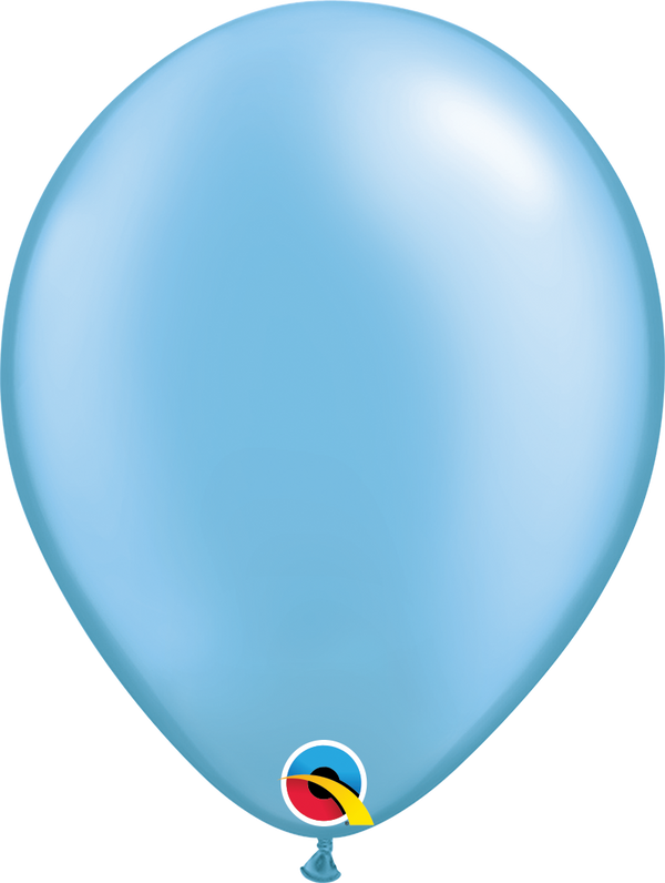 5" Qualatex Pastel Pearl Azure Latex Balloons | 100 Count