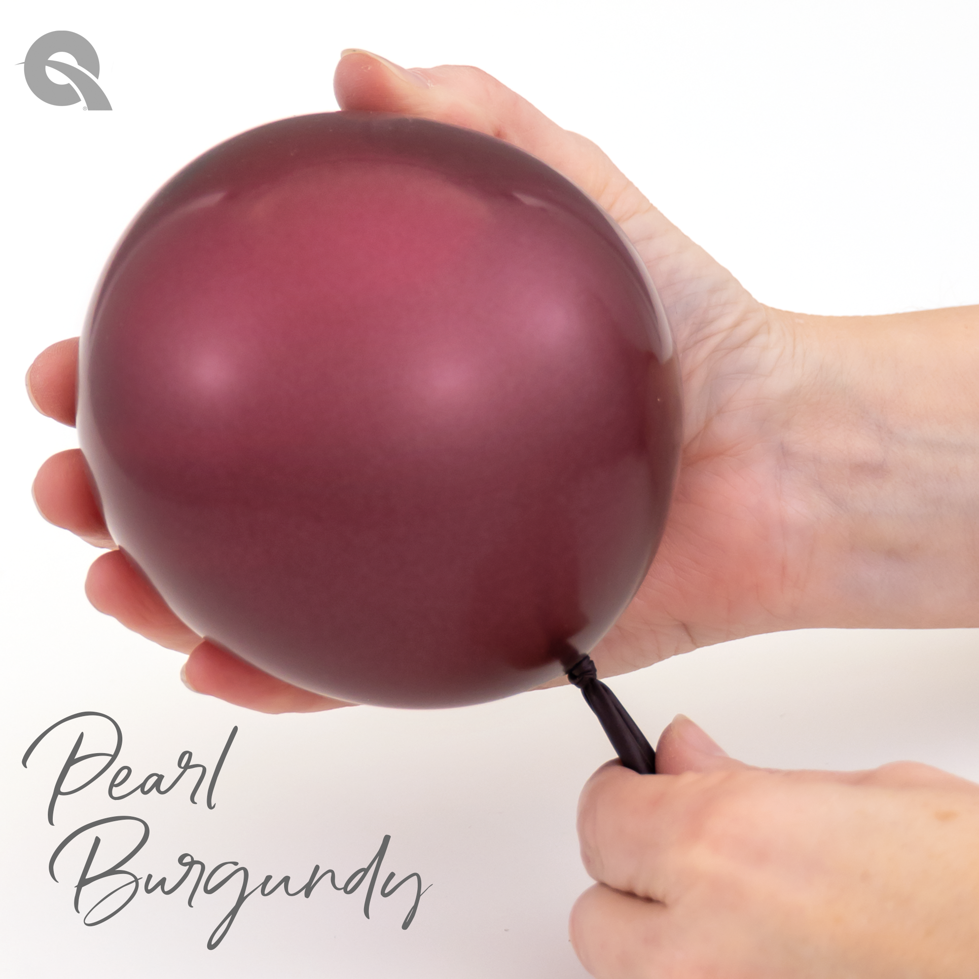 5" Qualatex Radient Pearl Burgundy Latex Balloons | 100 Count