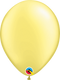 5" Qualatex Pastel Pearl Lemon Chiffon Latex Balloons | 100 Count