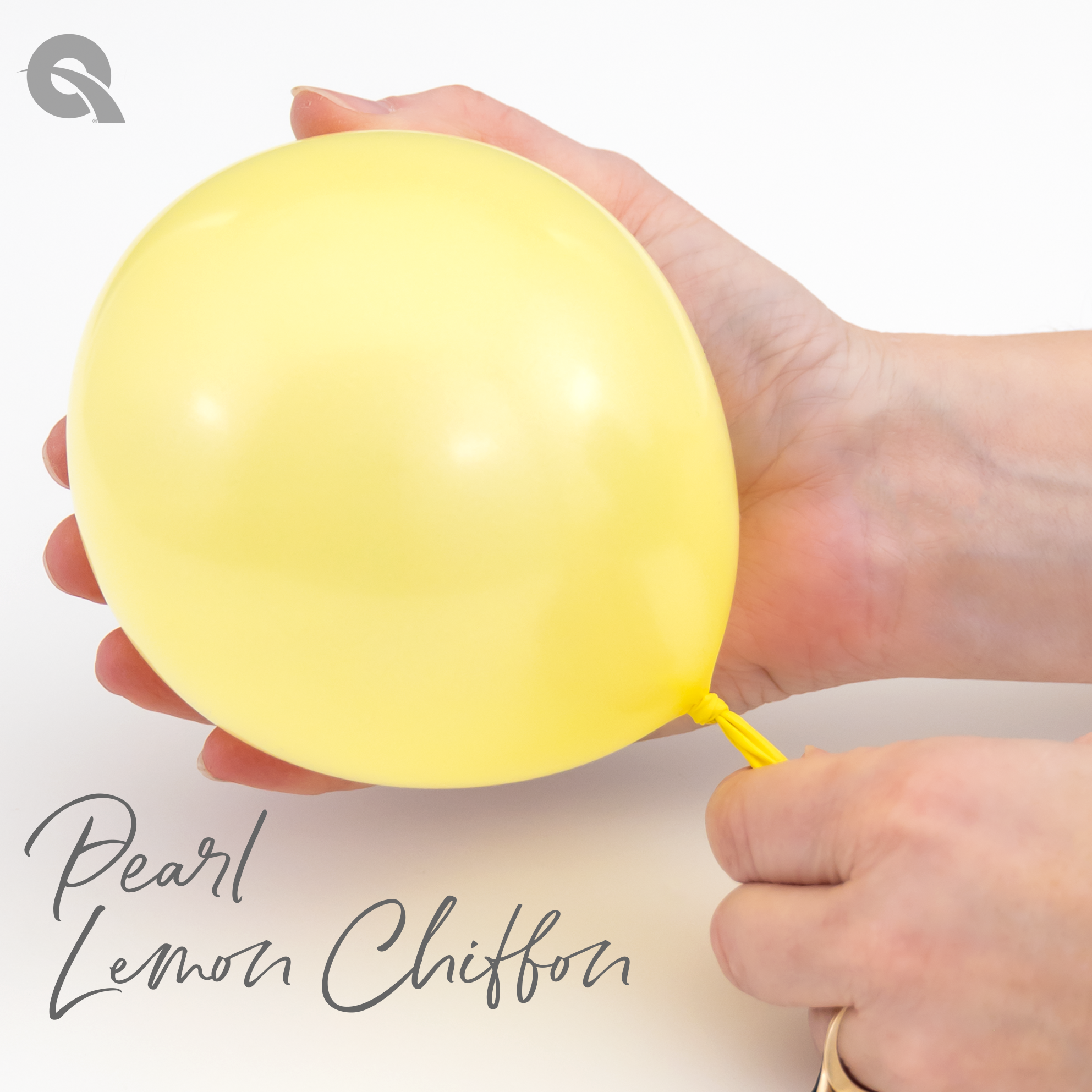 5" Qualatex Pastel Pearl Lemon Chiffon Latex Balloons | 100 Count