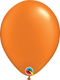 5" Qualatex Radient Pearl Mandarin Orange Latex Balloons | 100 Count