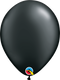 5" Qualatex Radient Pearl Onyx Black Latex Balloons | 100 Count