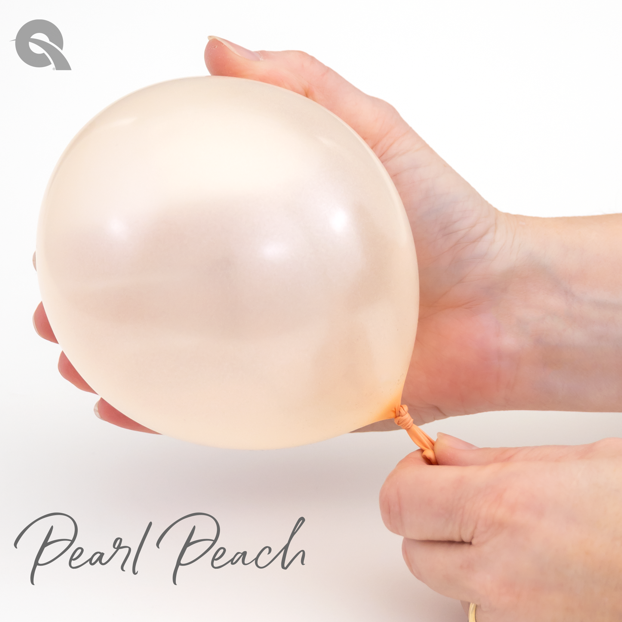 5" Qualatex Pastel Pearl Peach Latex Balloons | 100 Count