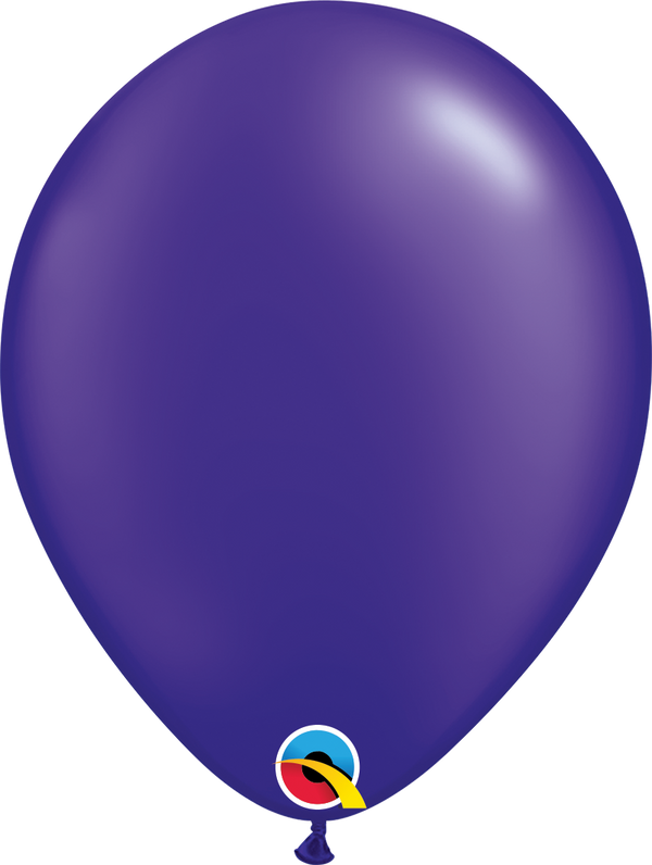 5" Qualatex Radient Pearl Quartz Purple Latex Balloons | 100 Count