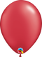 5" Qualatex Radient Pearl Ruby Red Latex Balloons | 100 Count