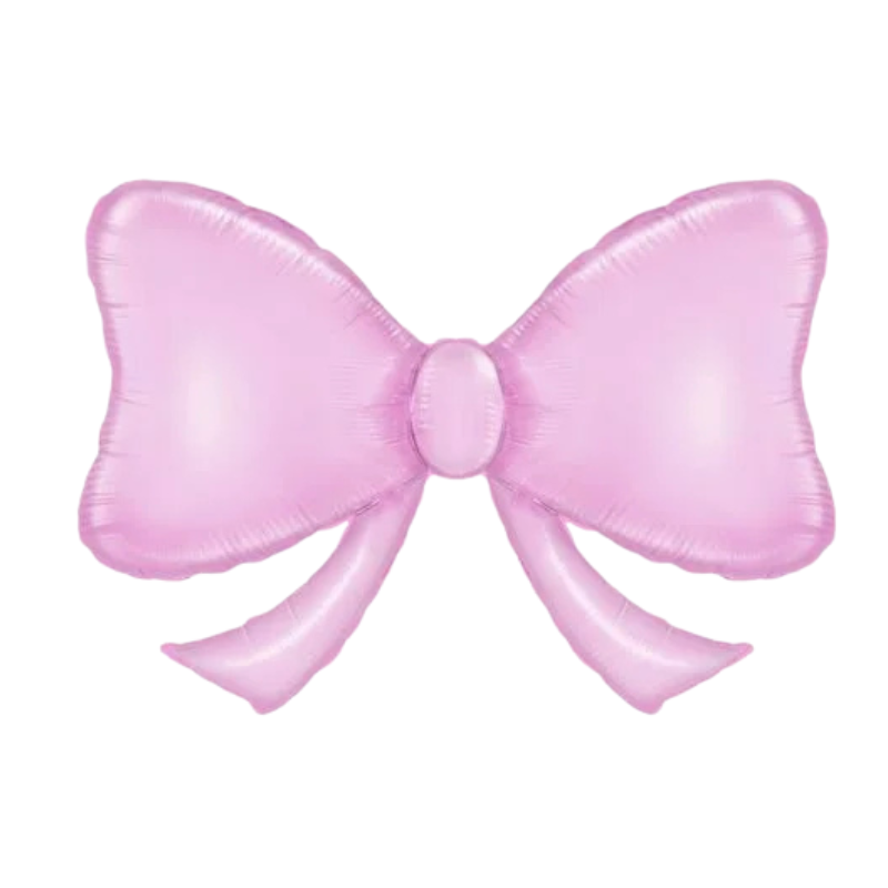 40" Burst Party Co. Pink Classic Bow Foil Balloon