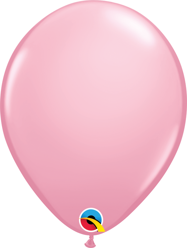 9" Qualatex Pink Latex Balloons | 100 Count