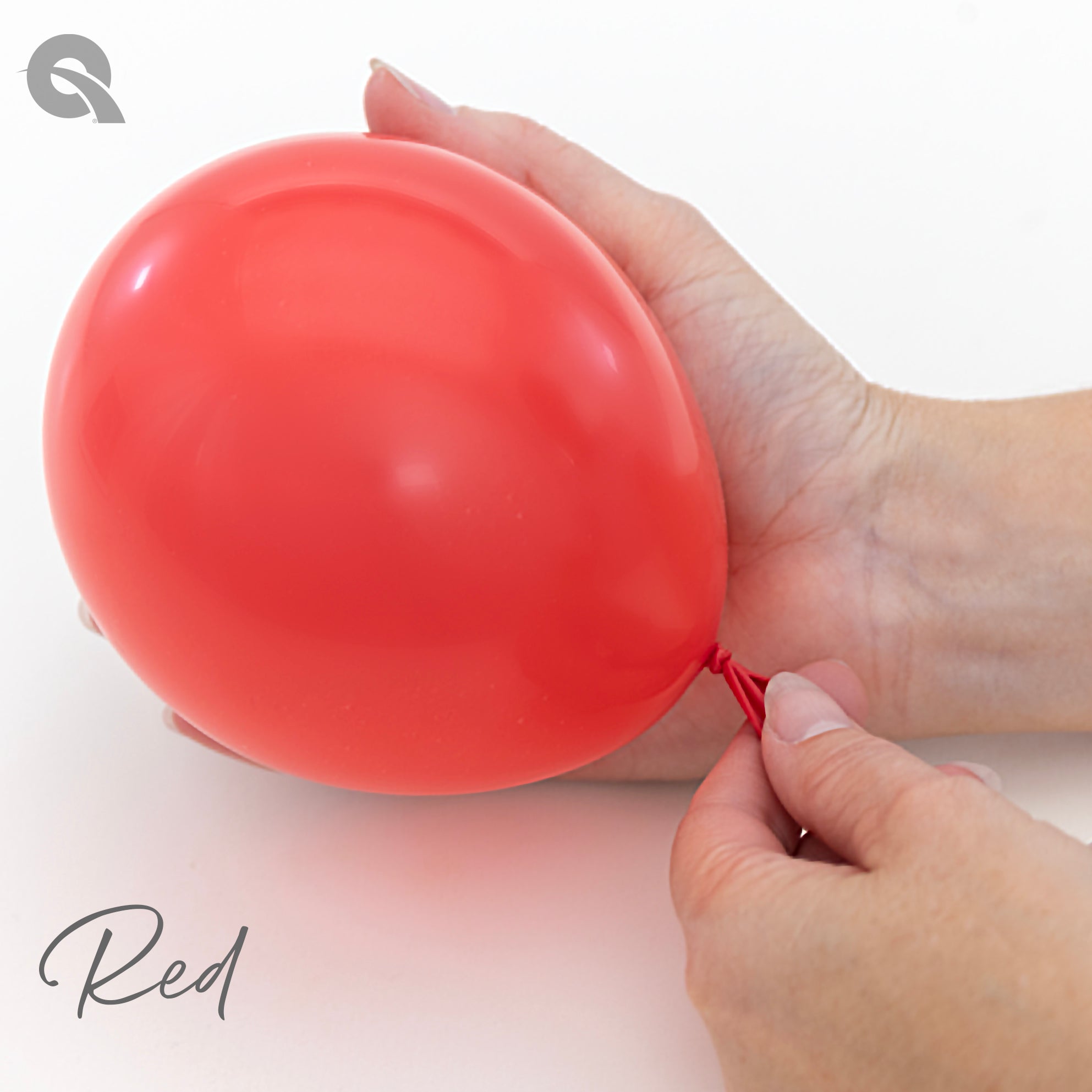 9" Qualatex Red Latex Balloons | 100 Count
