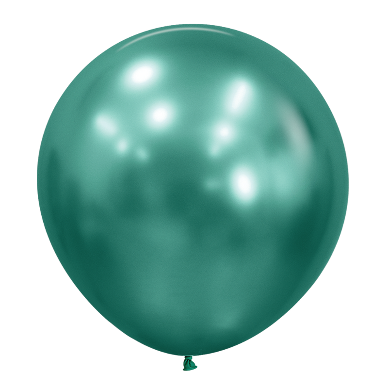 24" Sempertex Reflex Aurora Green Latex Balloons | 10 Count