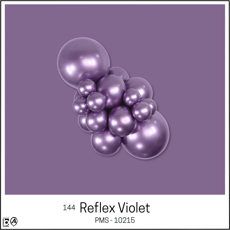 5" Sempertex Reflex Violet Latex Balloons | 100 Count
