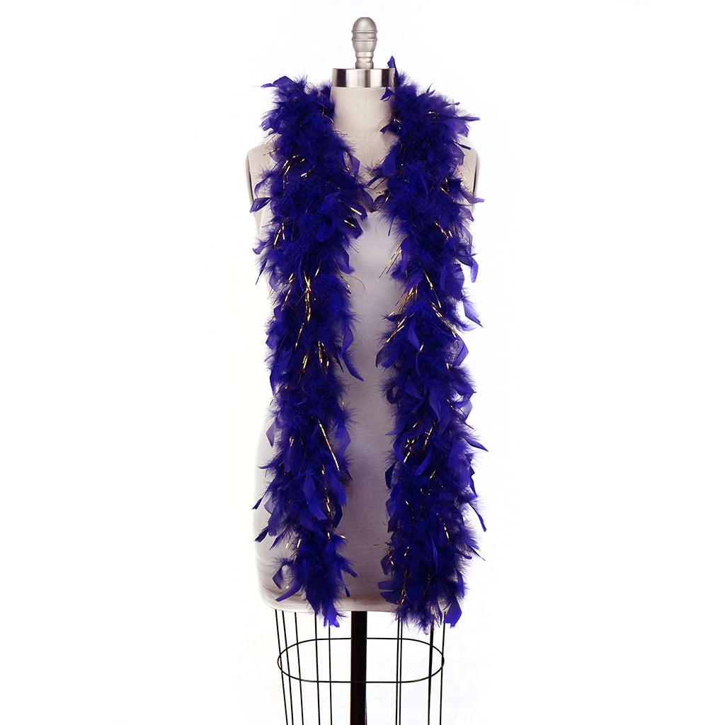 5' Feather Boas Chandelle Lurex Line | 1 Count