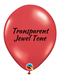 9" Qualatex Jewel Ruby Red Latex Balloons (Discontinued) | 100 Count
