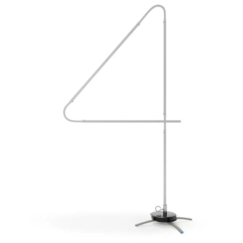 6' Silver Rainbow - Number 4 Aluminum Snap & Click Balloon Frame With Base | Balloons Not Included (Copy)
