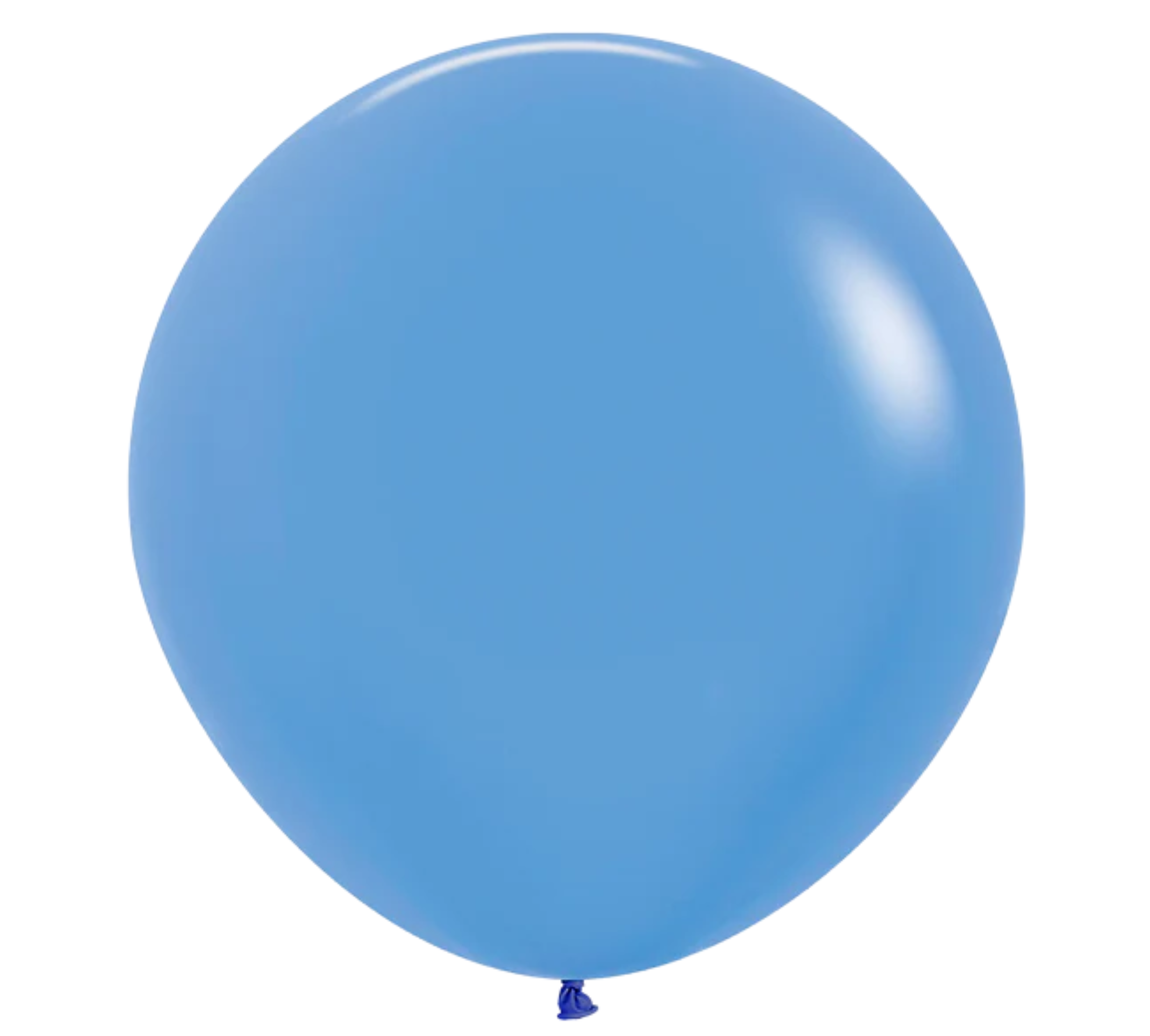 24" Sempertex Neon Blue Latex Balloons | 10 Count