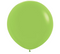 36" Sempertex Deluxe Lime Latex Balloons - 3 Foot Giant | 2 Count